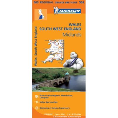 Michelin 503 Wales, South West England, Midlands - Publicité Michelin 503 Wales, South West England, Midlands - Publicité