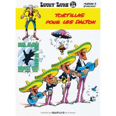 Morris Lucky Luke. Vol. 31. Tortillas Pour Les Dalton - Publicité Morris Lucky Luke. Vol. 31. Tortillas Pour Les Dalton - Publicité