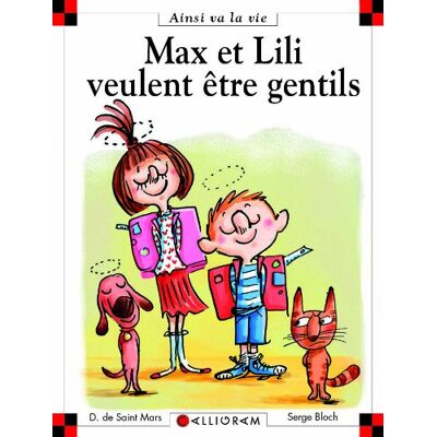 Saint Mars, Dominique de Max Et Lili Veulent Être Gentils - Publicité Saint Mars, Dominique de Max Et Lili Veulent Être Gentils - Publicité