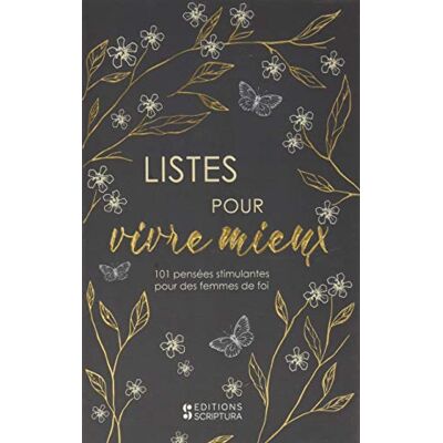 Collectif Listes Pour Vivre Mieux : 101 Pensées Stimulantes Pour Des Femmes De Foi - Publicité Collectif Listes Pour Vivre Mieux : 101 Pensées Stimulantes Pour Des Femmes De Foi - Publicité