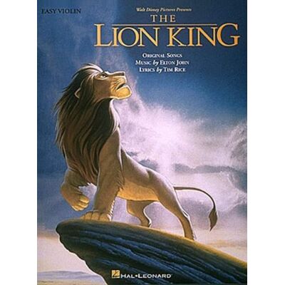 Various The Lion King Instrumental Solo Easy Violin Vln - Publicité Various The Lion King Instrumental Solo Easy Violin Vln - Publicité
