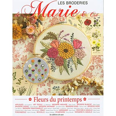 Collectif Les Broderies De Marie & Cie. Fleurs Du Printemps - Publicité Collectif Les Broderies De Marie & Cie. Fleurs Du Printemps - Publicité