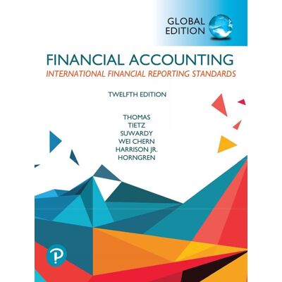 Walter Harrison Financial Accounting, Global Edition - Publicité Walter Harrison Financial Accounting, Global Edition - Publicité