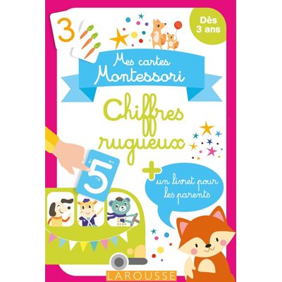Chiffres Rugueux : Mes Cartes Montessori : Dès 3 Ans - Publicité Chiffres Rugueux : Mes Cartes Montessori : Dès 3 Ans - Publicité