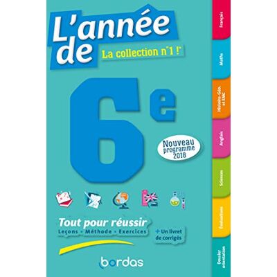 Collectif L'Année De 6e : Tout Pour Réussir : Nouveau Programme 2018 - Publicité Collectif L'Année De 6e : Tout Pour Réussir : Nouveau Programme 2018 - Publicité