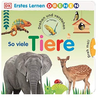 Erstes Lernen Drehen. So Viele Tiere: Pappbilderbuch Mit Drehscheiben Und Gucklöchern Ab 2 Jahren - Publicité Erstes Lernen Drehen. So Viele Tiere: Pappbilderbuch Mit Drehscheiben Und Gucklöchern Ab 2 Jahren - Publicité