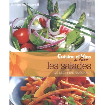 Collectif Les Salades : 120 Recettes Fraîcheur - Publicité Collectif Les Salades : 120 Recettes Fraîcheur - Publicité