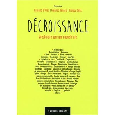 Collectif Décroissance : Vocabulaire Pour Une Nouvelle Ère - Publicité Collectif Décroissance : Vocabulaire Pour Une Nouvelle Ère - Publicité