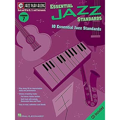 Jazz Play Volume 7 Along Essential Jazz Standards Bk/cd (Volume 7 Of The Ultimate Play Along Series): Play-Along, Cd Für Instrument(E) (Jazz Play Along) - Publicité Jazz Play Volume 7 Along Essential Jazz Standards Bk/cd (Volume 7 Of The Ultimate Play Along Series): Play-Along, Cd Für Instrument(E) (Jazz Play Along) - Publicité