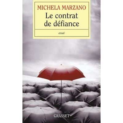 Michela Marzano Le Contrat De Défiance - Publicité Michela Marzano Le Contrat De Défiance - Publicité