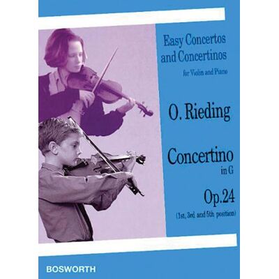 Oscar Rieding Concertino In G. Op. 24. Easy Concertos And Concertinos For Violin And Piano - Publicité Oscar Rieding Concertino In G. Op. 24. Easy Concertos And Concertinos For Violin And Piano - Publicité