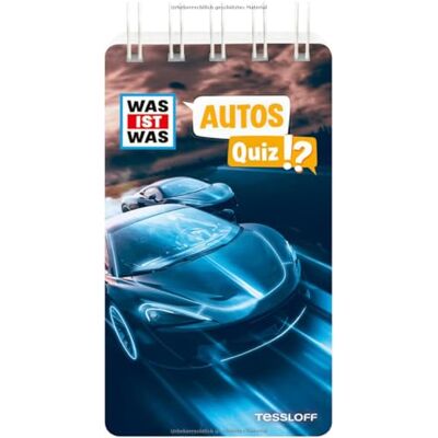 Tessloff Verlag Ragnar Tessloff GmbH & Co.KG Was Ist Was Quiz Autos Für Spannende Quizrunden Mit Freunden Und Familie Im Praktischen Pocket-Format Für Kinder Ab 8 Jahren - Publicité Tessloff Verlag Ragnar Tessloff GmbH & Co.KG Was Ist Was Quiz Autos Für Spannende Quizrunden Mit Freunden Und Familie Im Praktischen Pocket-Format Für Kinder Ab 8 Jahren - Publicité