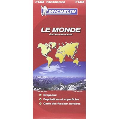 Michelin Cn 702 Le Monde Edition Francaise (Cartes (8350)) - Publicité Michelin Cn 702 Le Monde Edition Francaise (Cartes (8350)) - Publicité