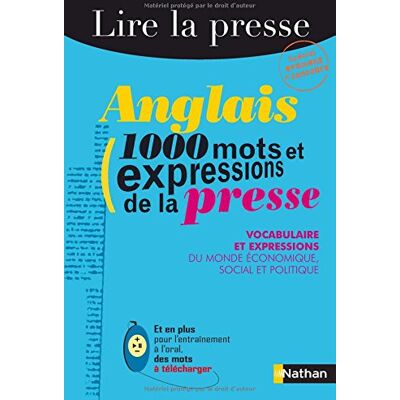 Claude Renucci Anglais : 1.000 Mots Et Expressions De La Presse : Vocabulaire Et Expressions Du Monde Économique, Social Et Politique - Publicité Claude Renucci Anglais : 1.000 Mots Et Expressions De La Presse : Vocabulaire Et Expressions Du Monde Économique, Social Et Politique - Publicité