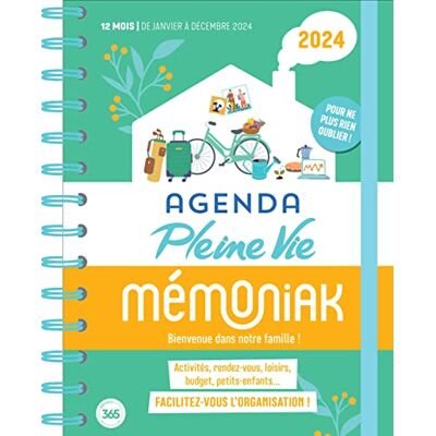 Editions 365 Agenda Pleine Vie 2024 : Activités, Rendez-Vous, Loisirs, Budget, Petits-Enfants... : 12 Mois, De Janvier À Décembre 2024 - Publicité Editions 365 Agenda Pleine Vie 2024 : Activités, Rendez-Vous, Loisirs, Budget, Petits-Enfants... : 12 Mois, De Janvier À Décembre 2024 - Publicité