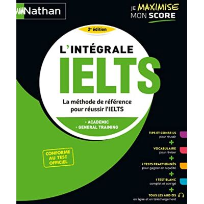 Serena Murdoch Stern L'Intégrale Ielts : La Méthode De Référence Pour Réussir L'Ielts : Academic, General Training, Conforme Au Test Officiel - Publicité Serena Murdoch Stern L'Intégrale Ielts : La Méthode De Référence Pour Réussir L'Ielts : Academic, General Training, Conforme Au Test Officiel - Publicité