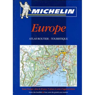 Collectif Michelin Europe, Atlas Routier Et Touristique (Atlas Routiers Spir.) - Publicité Collectif Michelin Europe, Atlas Routier Et Touristique (Atlas Routiers Spir.) - Publicité