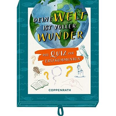 Barbara Geßner Schachtelspiel: Deine Welt Ist Voller Wunder – Das Quiz Zur Erstkommunion - Publicité Barbara Geßner Schachtelspiel: Deine Welt Ist Voller Wunder – Das Quiz Zur Erstkommunion - Publicité