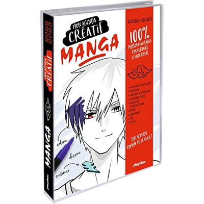 Play Bac Manga : Mon Agenda Créatif 2022-2023 - Publicité Play Bac Manga : Mon Agenda Créatif 2022-2023 - Publicité