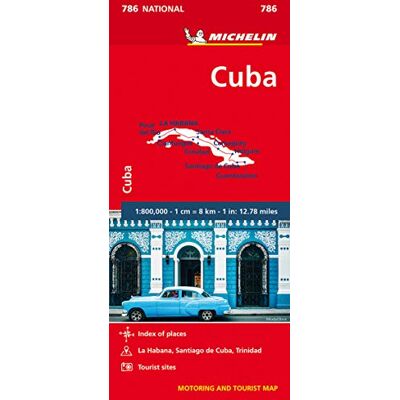 Michelin Kuba: Straßen Und Tourismuskarte 1:800.000 (Michelin Nationalkarten) - Publicité Michelin Kuba: Straßen Und Tourismuskarte 1:800.000 (Michelin Nationalkarten) - Publicité