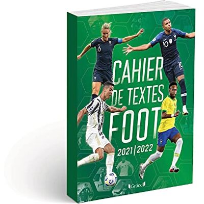 Gründ Cahier De Textes Foot - Publicité Gründ Cahier De Textes Foot - Publicité