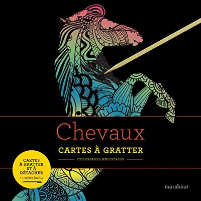 Marabout Chevaux : Cartes À Gratter - Publicité Marabout Chevaux : Cartes À Gratter - Publicité