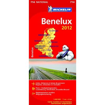 Benelux 11714 Carte ' National ' 2012 Michelin Kaart (Kaarten/cartes Michelin) - Publicité Benelux 11714 Carte ' National ' 2012 Michelin Kaart (Kaarten/cartes Michelin) - Publicité