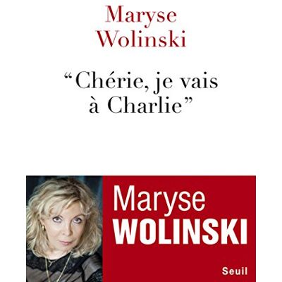 Maryse Wolinski Chérie, Je Vais À Charlie - Publicité Maryse Wolinski Chérie, Je Vais À Charlie - Publicité