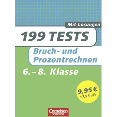 Abele, Hans Karl 199 Tests: Mathematik Bruch- Und Prozentrechnen 6. Bis 8. Schuljahr. Mit Lösungen (Lernmaterialien) - Publicité Abele, Hans Karl 199 Tests: Mathematik Bruch- Und Prozentrechnen 6. Bis 8. Schuljahr. Mit Lösungen (Lernmaterialien) - Publicité