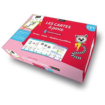 Nathan Les Cartes À Pince - Mathématiques - Ce1 - 2020 - Publicité Nathan Les Cartes À Pince - Mathématiques - Ce1 - 2020 - Publicité