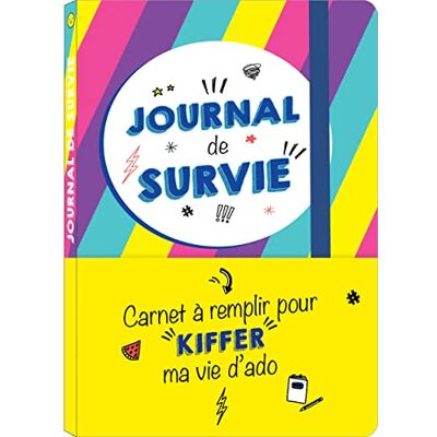 Editions 365 Journal De Survie : Carnet À Remplir Pour Kiffer Ma Vie D'Ado - Publicité Editions 365 Journal De Survie : Carnet À Remplir Pour Kiffer Ma Vie D'Ado - Publicité