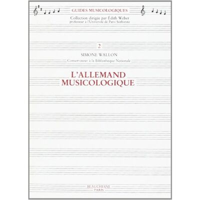 Simone Wallon L'Allemand Musicologique - Publicité Simone Wallon L'Allemand Musicologique - Publicité