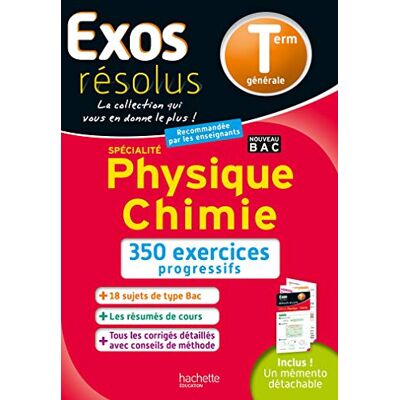 Physique Chimie Spécialité, Terminale Générale : 350 Exercices Progressifs : Nouveau Bac - Publicité Physique Chimie Spécialité, Terminale Générale : 350 Exercices Progressifs : Nouveau Bac - Publicité