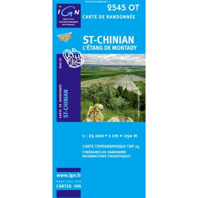 St. Chinian - L`Étang De Montady 1 : 25 000 (Ign Map) - Publicité St. Chinian - L`Étang De Montady 1 : 25 000 (Ign Map) - Publicité