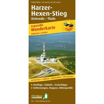 freytag & berndt Publicpress Leporello Wanderkarte Harzer Hexen-Stieg, Osterode, Thale 1:25.000: Leporello Wanderkarte Mit Ausflugszielen, Einkehr- & Freizeittipps, ... 1:25000 (Leporello Wanderkarte: Lep-Wk) - Publicité freytag & berndt Publicpress Leporello Wanderkarte Harzer Hexen-Stieg, Osterode, Thale 1:25.000: Leporello Wanderkarte Mit Ausflugszielen, Einkehr- & Freizeittipps, ... 1:25000 (Leporello Wanderkarte: Lep-Wk) - Publicité