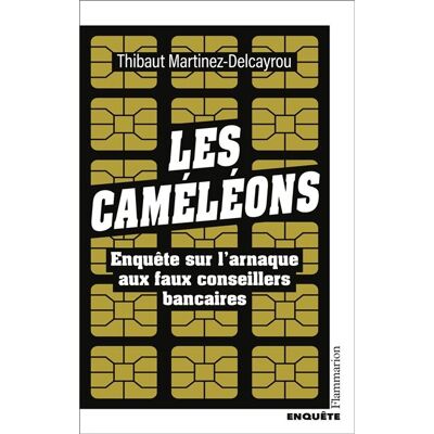 Thibaut Martinez-Delcayrou Les Caméléons : Enquête Sur L'Arnaque Aux Faux Conseillers Bancaires - Publicité Thibaut Martinez-Delcayrou Les Caméléons : Enquête Sur L'Arnaque Aux Faux Conseillers Bancaires - Publicité
