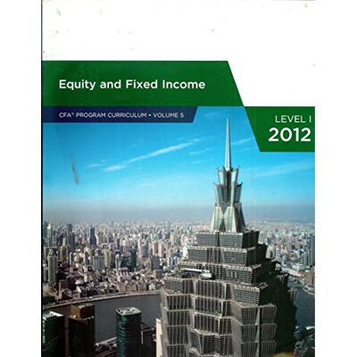 Pearson Equity And Fixed Income (Cfa Program Curriculum, Volume 5) - Publicité Pearson Equity And Fixed Income (Cfa Program Curriculum, Volume 5) - Publicité