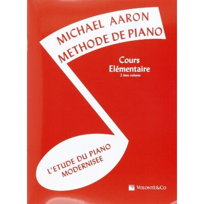 Michael Aaron Aaron Methode De Piano Vol.2 Cours Elementaire - Publicité Michael Aaron Aaron Methode De Piano Vol.2 Cours Elementaire - Publicité