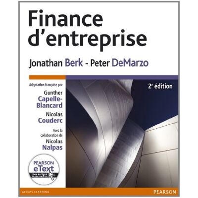 Jonathan Berk Finance D'Entreprise - Publicité Jonathan Berk Finance D'Entreprise - Publicité