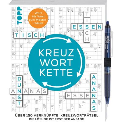 frechverlag Die Kreuzwortkette – 150 Verknüpfte Kreuzworträtsel: Die Lösung Ist Erst Der Anfang: Die Lösungsworte Werden Zu Schlüsseln Für Das Nächste Rätsel. Wer Schafft Das Masterrätsel? - Publicité frechverlag Die Kreuzwortkette – 150 Verknüpfte Kreuzworträtsel: Die Lösung Ist Erst Der Anfang: Die Lösungsworte Werden Zu Schlüsseln Für Das Nächste Rätsel. Wer Schafft Das Masterrätsel? - Publicité