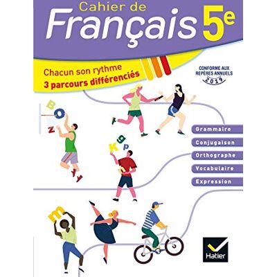 Collectif Cahier De Français 5e : Chacun Son Rythme, 3 Parcours Différenciés - Publicité Collectif Cahier De Français 5e : Chacun Son Rythme, 3 Parcours Différenciés - Publicité