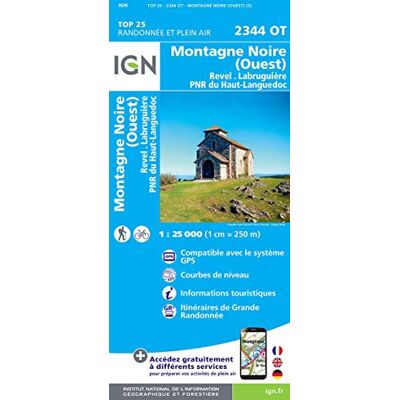 Collectif Montagne Noire (Ouest).Revel Labruguière.Pnr Du Haut Languedoc 1:25 000 - Publicité Collectif Montagne Noire (Ouest).Revel Labruguière.Pnr Du Haut Languedoc 1:25 000 - Publicité