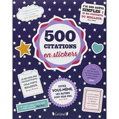 Sonia Feertchak 500 Citations En Stickers - Publicité Sonia Feertchak 500 Citations En Stickers - Publicité