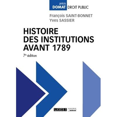 Yves Sassier Histoire Des Institutions Avant 1789 - Publicité Yves Sassier Histoire Des Institutions Avant 1789 - Publicité