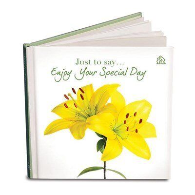 Various Just To Say...Enjoy Your Special Day - Gift Book - Publicité Various Just To Say...Enjoy Your Special Day - Gift Book - Publicité