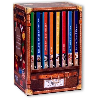 Larousse La Petite Bibliothèque Des Cuisines Du Monde - Publicité Larousse La Petite Bibliothèque Des Cuisines Du Monde - Publicité