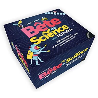 Marabout Bête De Science Avec Futura : La Boîte À Quiz : 700 Questions Et Défis Scientifiques Pour Tester Vos Connaissances ! - Publicité Marabout Bête De Science Avec Futura : La Boîte À Quiz : 700 Questions Et Défis Scientifiques Pour Tester Vos Connaissances ! - Publicité