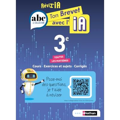 Carole Feugère Réviz'Ia, Ton Brevet Avec L'Ia 3e : Toutes Les Matières : Cours, Exercices Et Sujets, Corrigés - Publicité Carole Feugère Réviz'Ia, Ton Brevet Avec L'Ia 3e : Toutes Les Matières : Cours, Exercices Et Sujets, Corrigés - Publicité