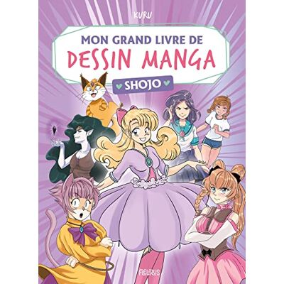 Kuru Mon Grand Livre De Dessin Manga : Shojo - Publicité Kuru Mon Grand Livre De Dessin Manga : Shojo - Publicité