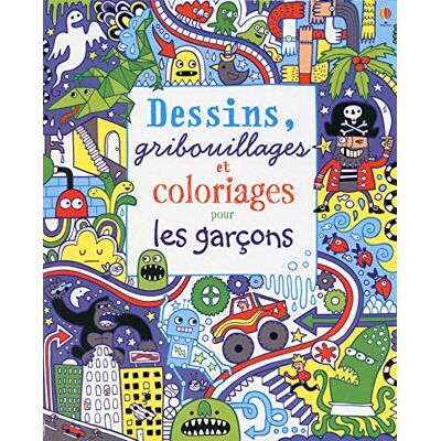 Erica Harrison Dessins, Gribouillages Et Coloriages Pour Les Garçons - Publicité Erica Harrison Dessins, Gribouillages Et Coloriages Pour Les Garçons - Publicité